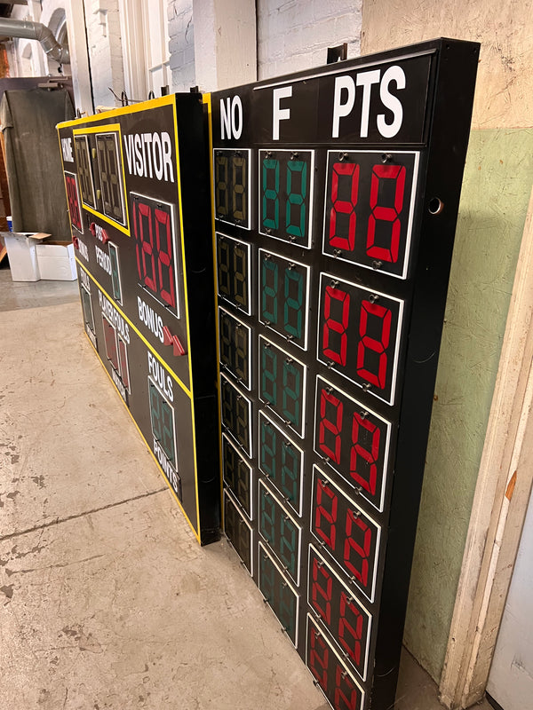 Wireless LED TransLux Fair Play Scoreboard Basketball Volleyball Multi