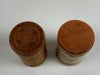 2- 1890's Merck Cardboard Medicine Containers Bottles Jars Paper