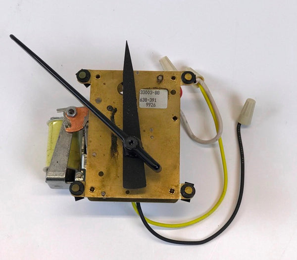 Vintage Simplex Synchron 24v Clock motor W/Hands - Old School Warehouse