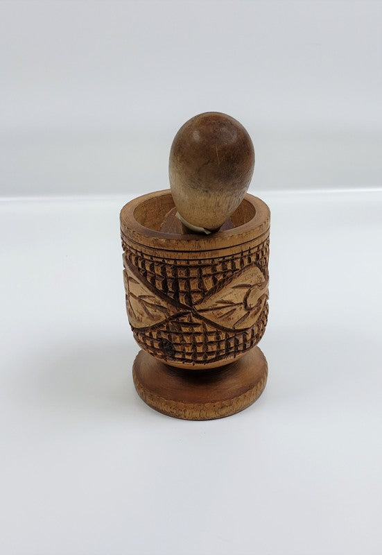 Haitian hand carved big buy mortar