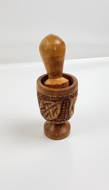 Haitian hand store carved big mortar