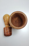 Wood Carved Mortar and Pestle-Haiti 1970's - #3