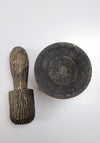 Wood Carved Mortar and Pestle-Haiti 1970's - #4