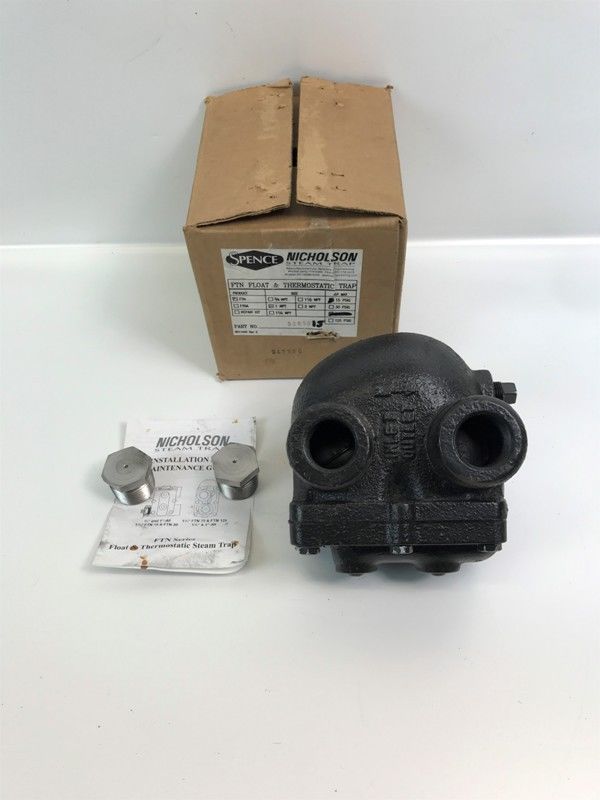 NEW NICHOLSON 5265015 FTN FLOAT AND THERMOSTATIC STEAM TRAP 1" 15 psi