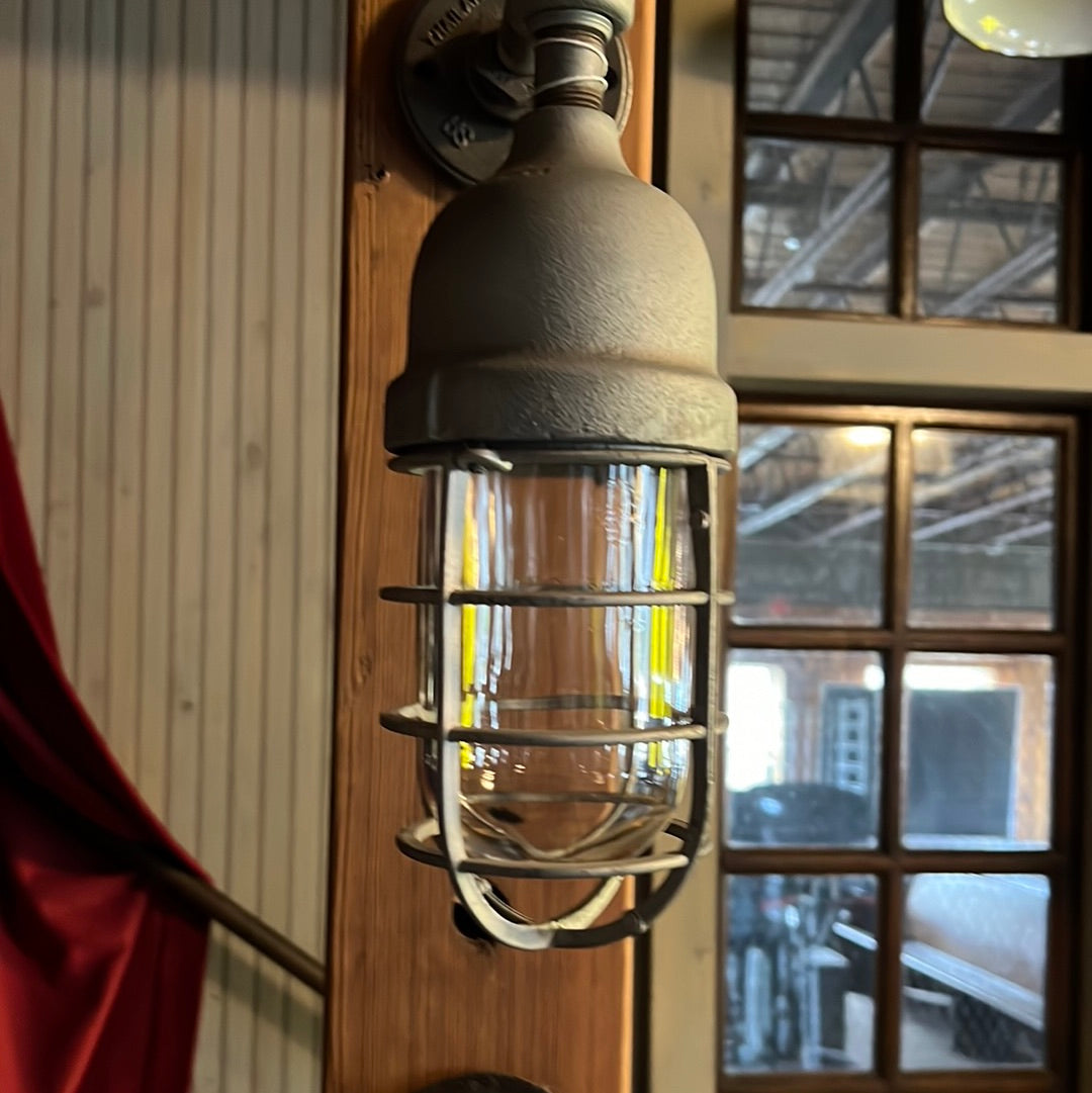 Vintage 1940's Crouse Hinds Industrial Explosion Proof Light