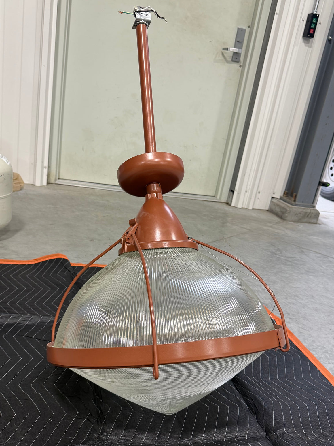  Holophane Vintage industrial modern pendant light fixture