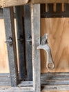 Antique Steel Factory Window W/Double Center Casement Windows