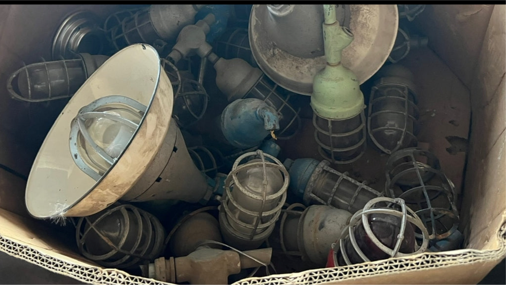 Vintage 1940's Crouse Hinds Industrial Explosion Proof Light