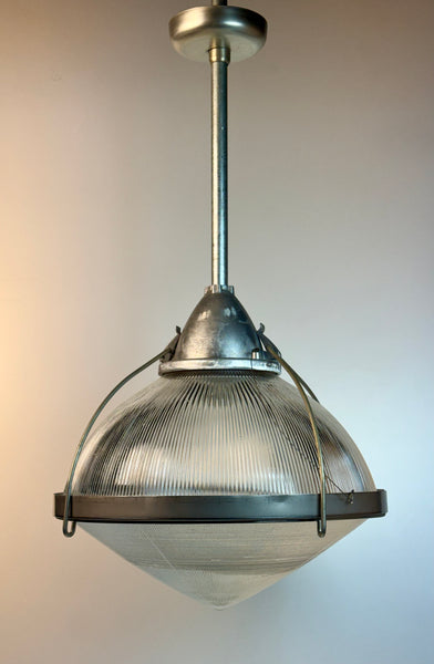 Lamp / US Holophane（引取り優先） Vintage Modern Holophane 20” Industrial Cast Aluminum Light Fixture