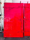 vintage Industrial Steel Fire Door 