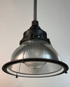 Early Holophane Cast Iron Industrial Light Fixture 