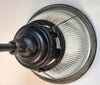 Early Holophane Cast Iron Industrial Light Fixture 