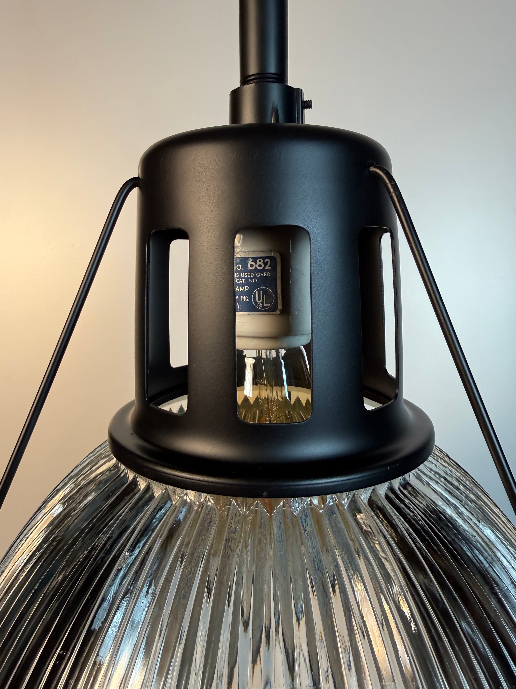 12"Industrial Holophane Lobay 682 Light Fixture