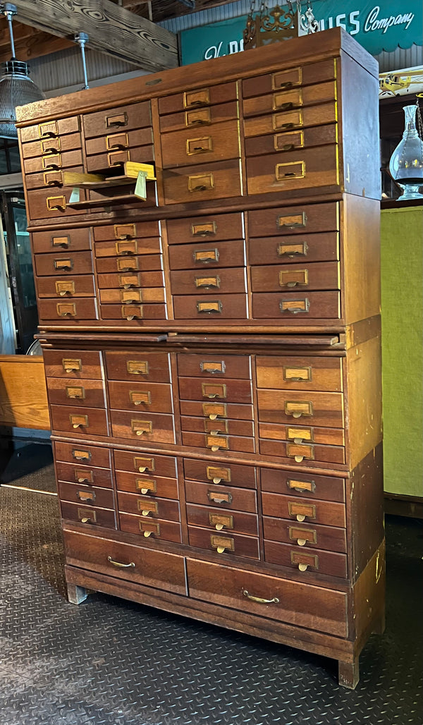 Antique P.A Wetzel & Sons Stacking File Cabinet 7220541784125 - Old ...