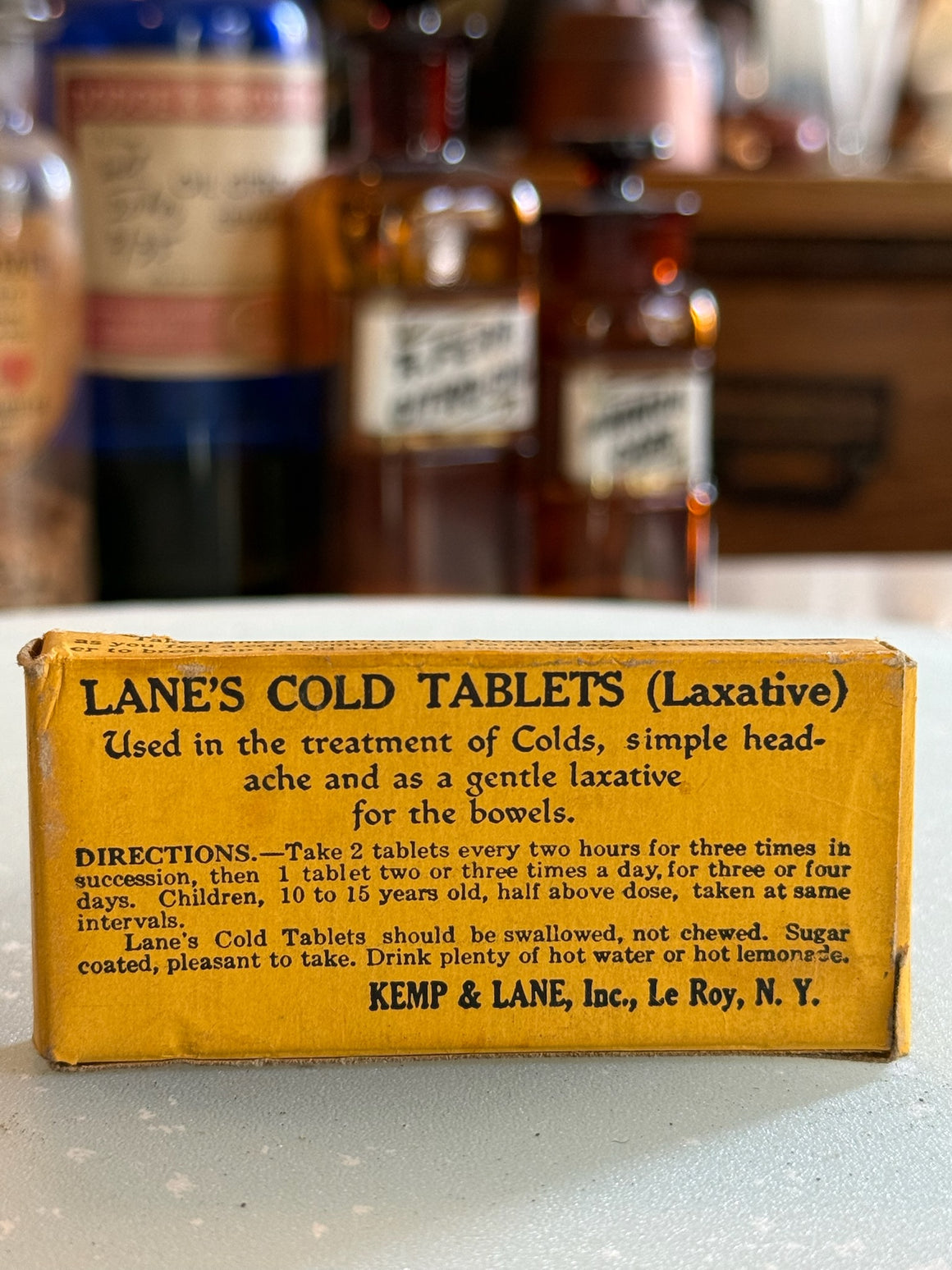 Lane's Cold Tablets Laxative