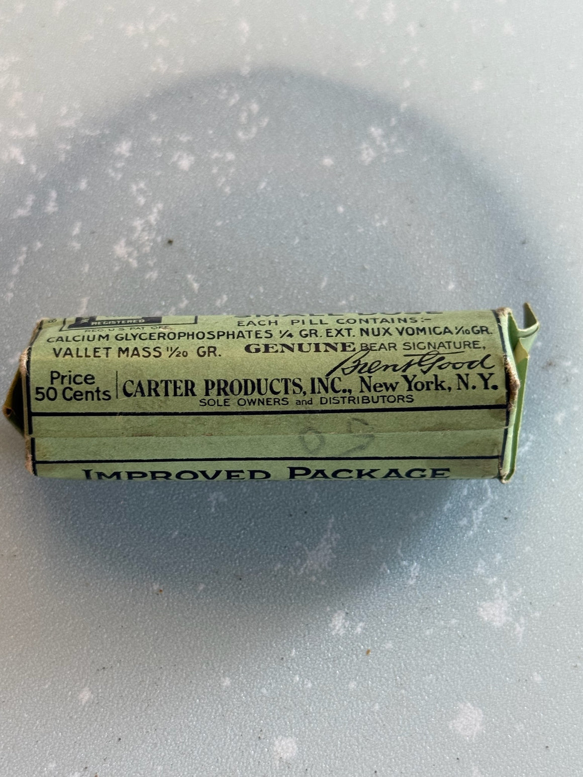 Carter's Little Iron Pills Compound