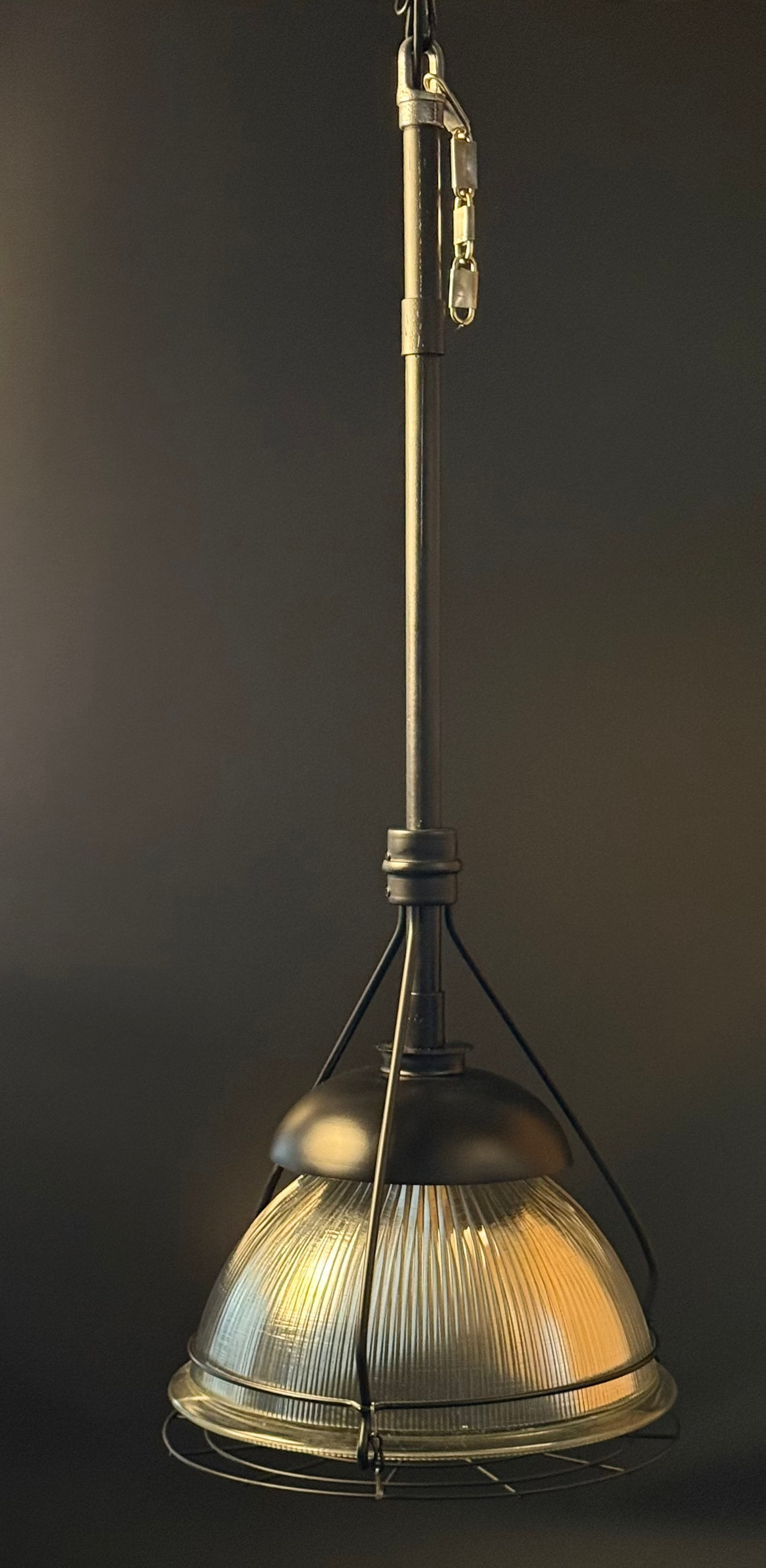 1940's Holophane Industrial Light Fixture Hi-Bay 7718177767485