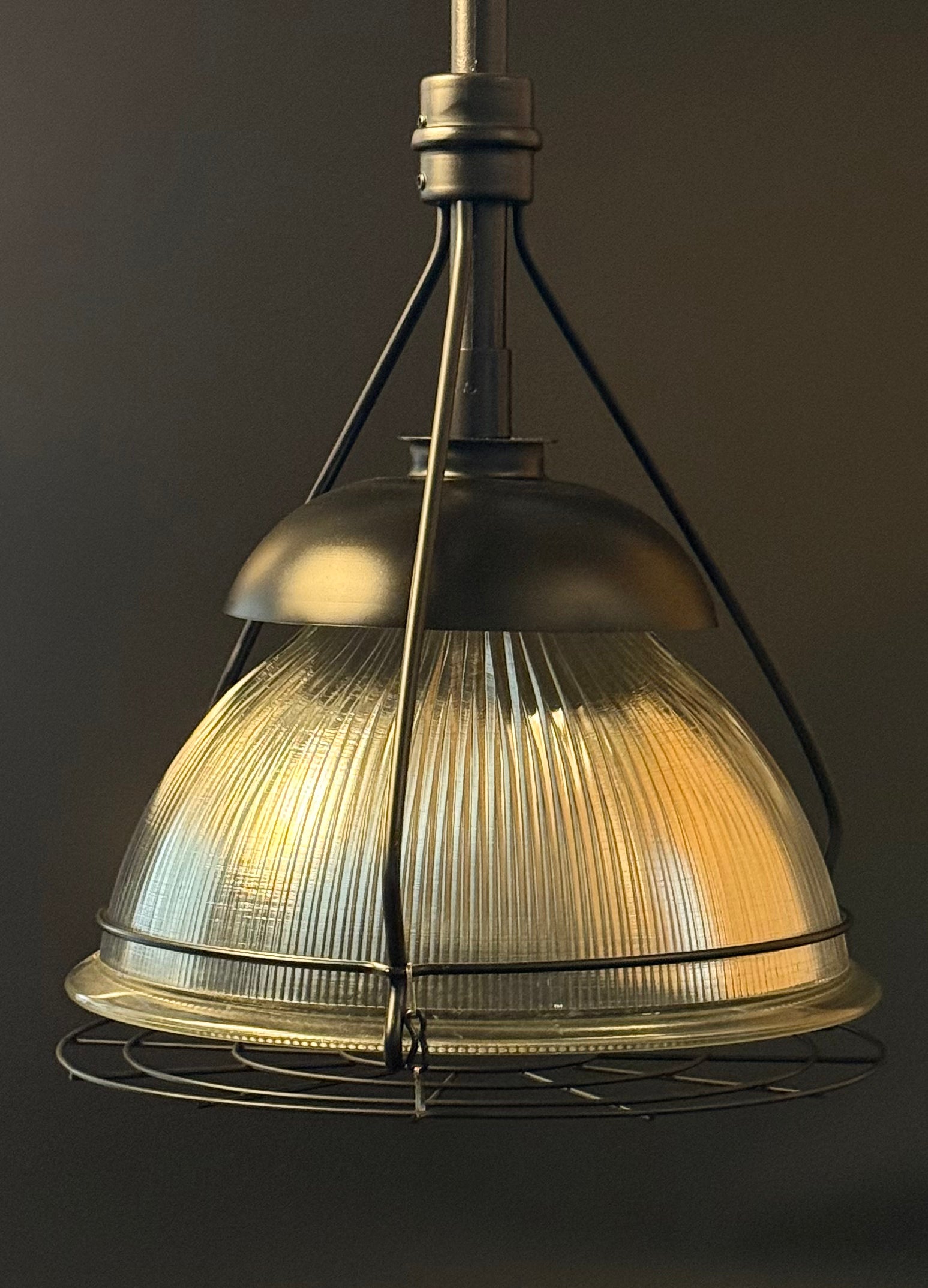 1940's Holophane Industrial Light Fixture Hi-Bay 7718177767485