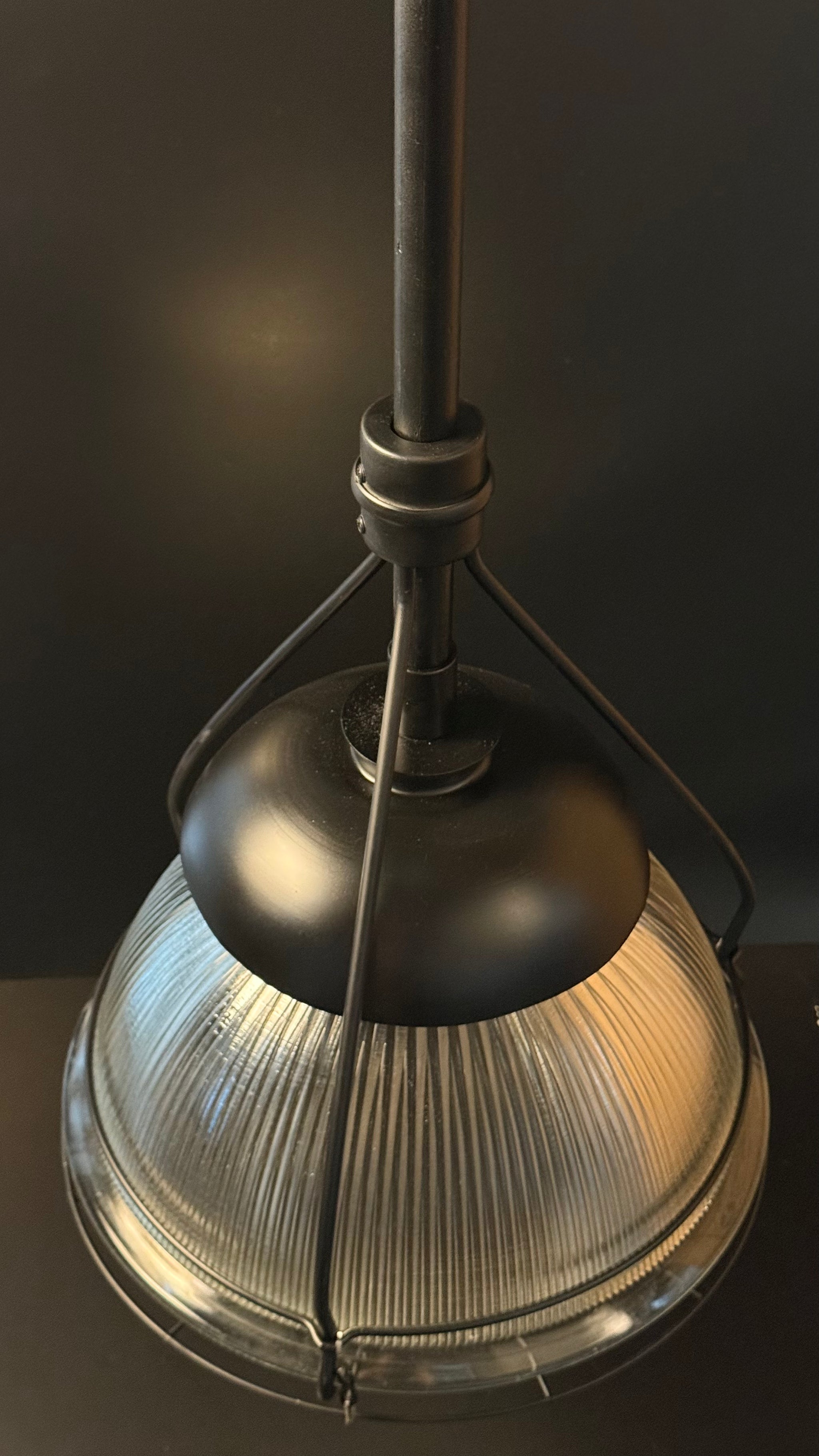1940 Holophane Industrial Light Fixture Hi-Bay at Old School Warehouse 1940 Holophane Industrial Light Fixture Hi-Bay at Old School Warehouse