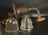 antique holophane street light fixture arm  