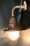 antique holophane street light fixture arm  
