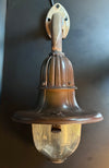 antique holophane street light fixture arm  