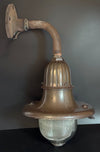 antique holophane street light fixture arm  