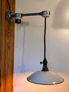 Antique Holophane Industrial Pull Chain Wall Sconce 1910