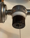 Antique Holophane Industrial Pull Chain Wall Sconce 1910