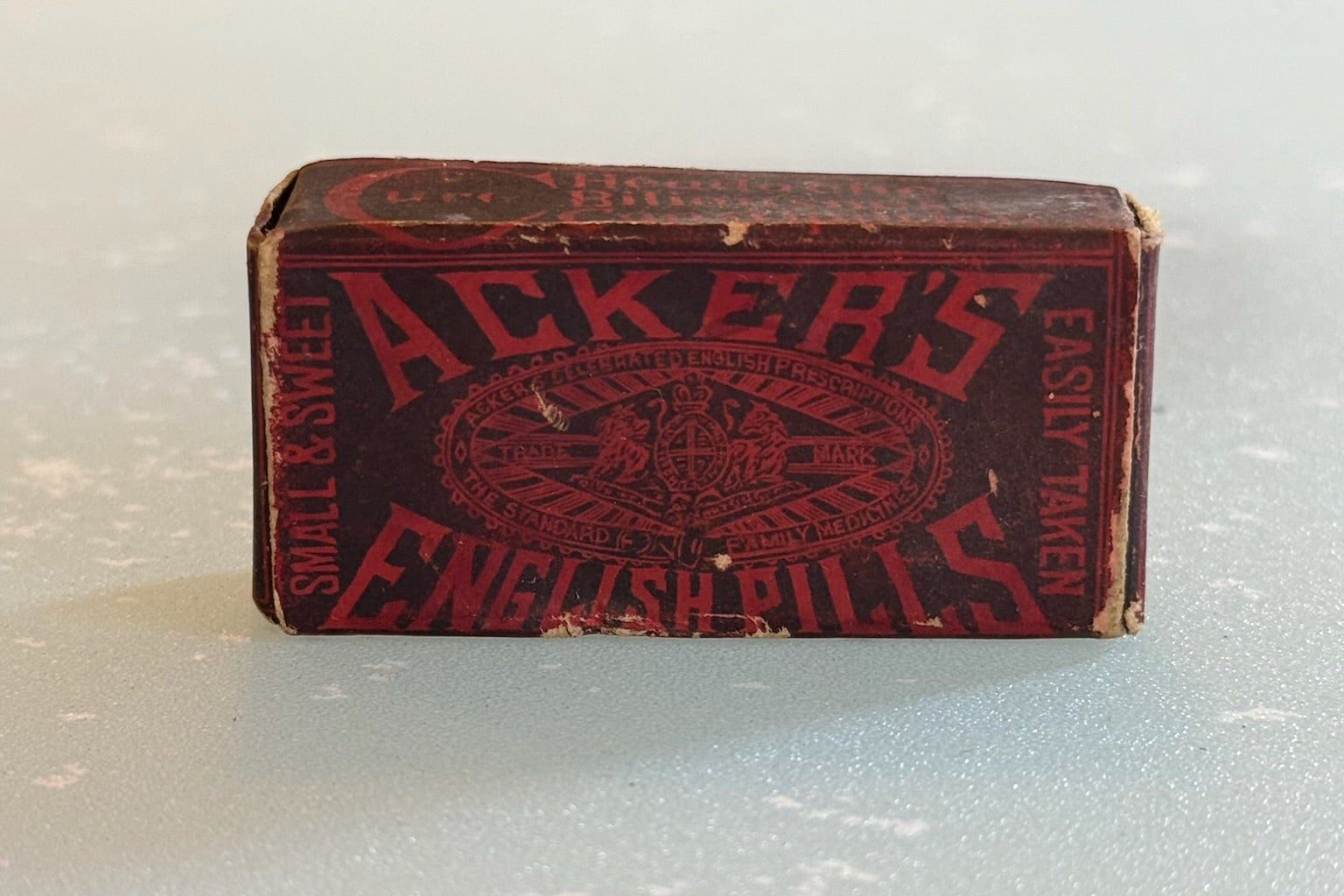 Acker's English Pills patent medicine