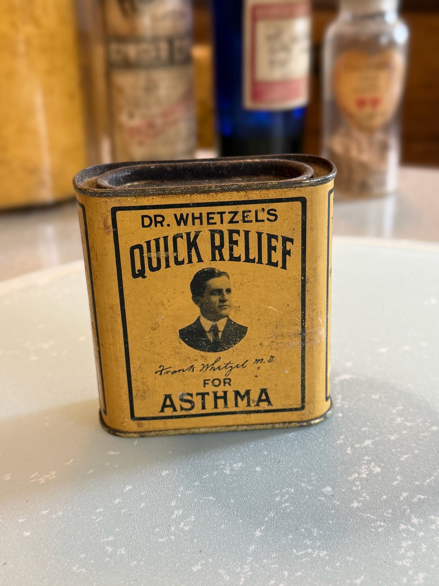 Dr. Whetzel's Asthma Quick Relief Tin