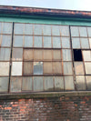 Antique Steel Factory Window W/Center Casement Window