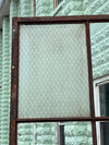 Antique Steel Factory Window W/Center Casement Window