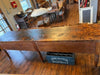 Antique Maple Workbench Table 9'