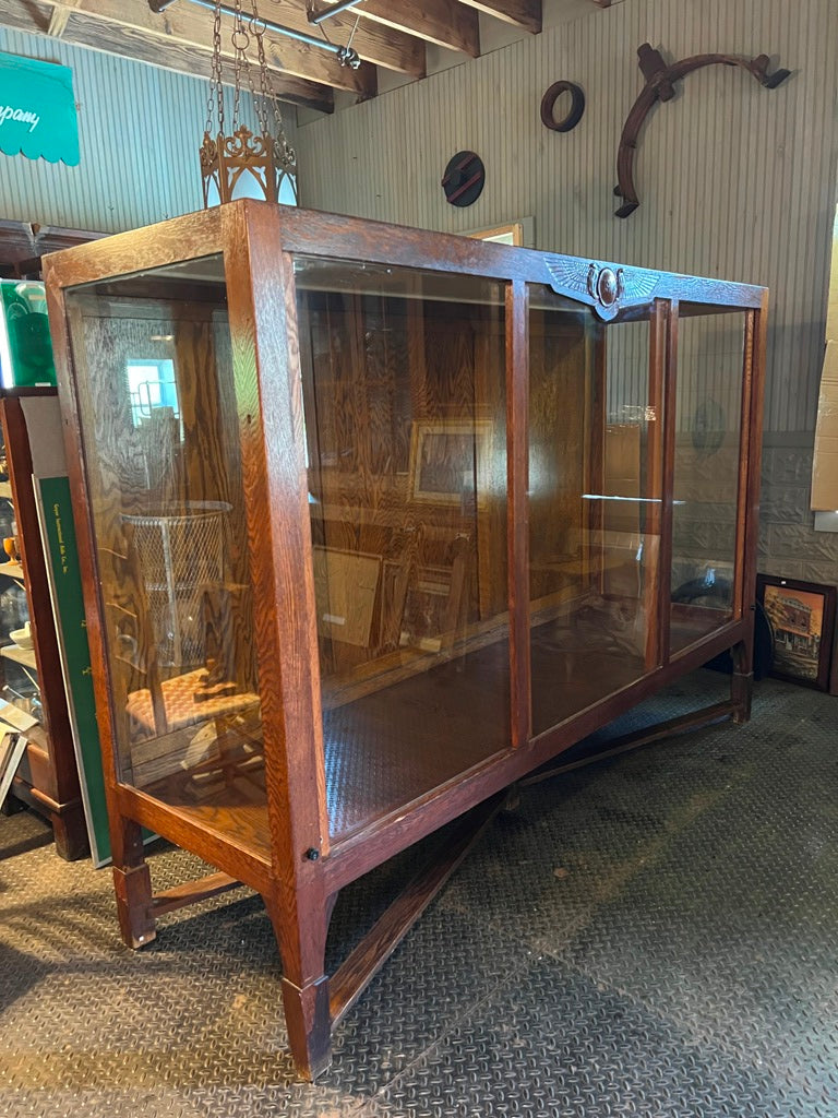 Large Display Case Oberlin College Cairo Egypt Ra Carving 1910
