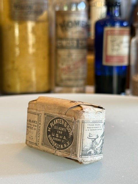 H. Planten & Son Antique Rheumatic Pills Antique Patent Medicine