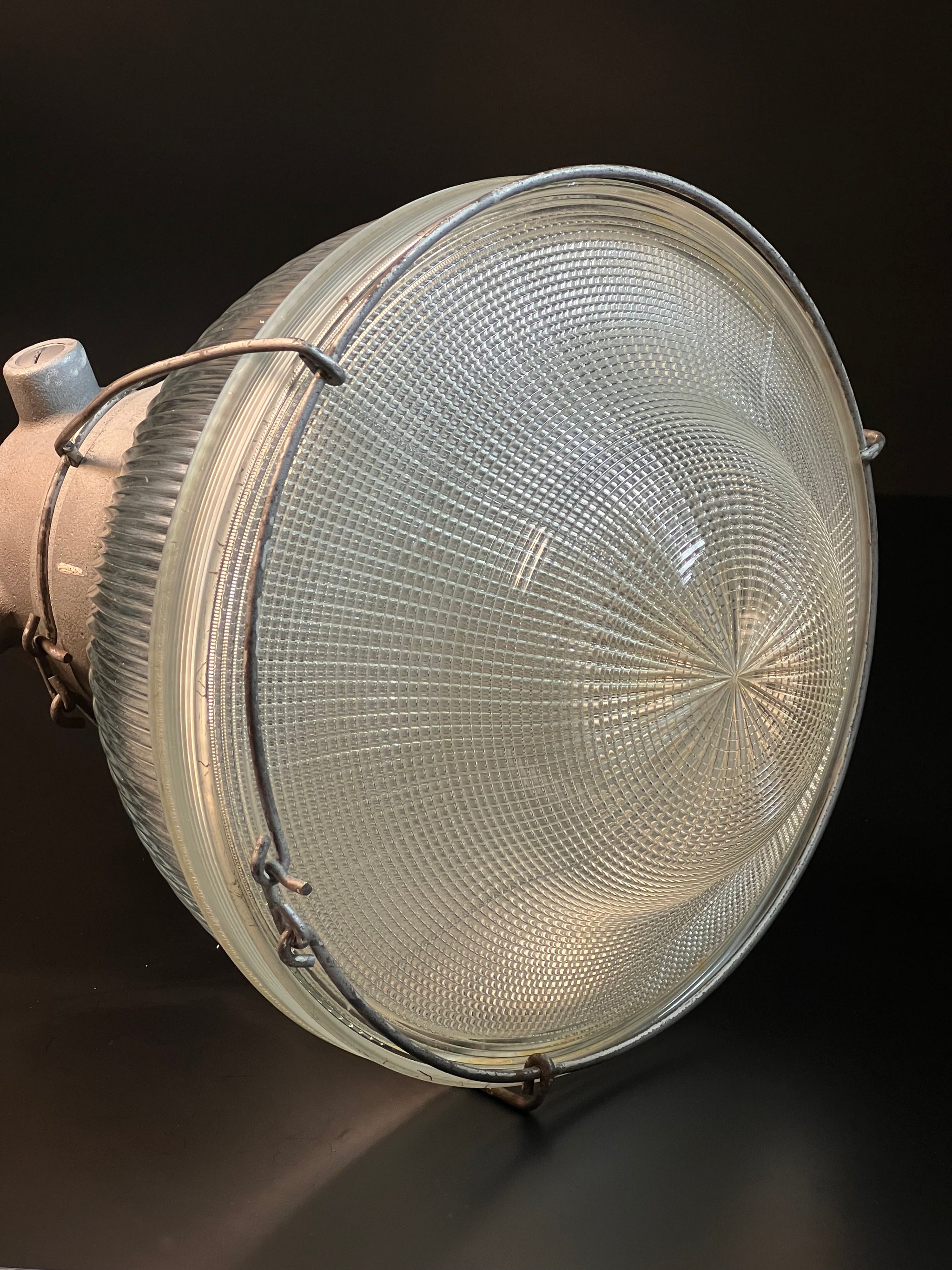 vintage Holophane Acorn Pendant Light Fixture 