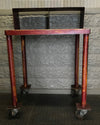 vintage industrial steel desk and drafting chair