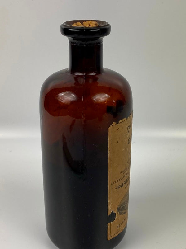 Vintage Parke Davis Co.Medicine Jar Bottle Vintage Apothecary Pharmacy,