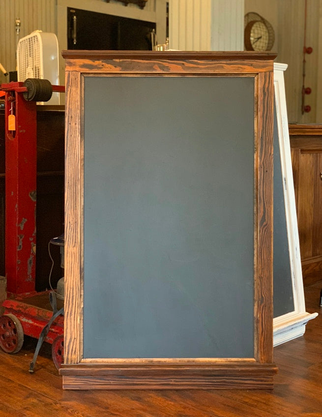Antique School Chalkboard Salvaged Vintage Real Blackboard Slate - Old  School Warehouse