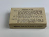 Antique Indian Herbs Tablets Pill Box FULL W/Paper Insert (Herbal Medicine) B