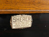 antique sherer seed bin cabinet
